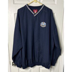 Vintage 2003 Super Bowl Pullover Windbreaker - San Diego - Size 2XL - EUC